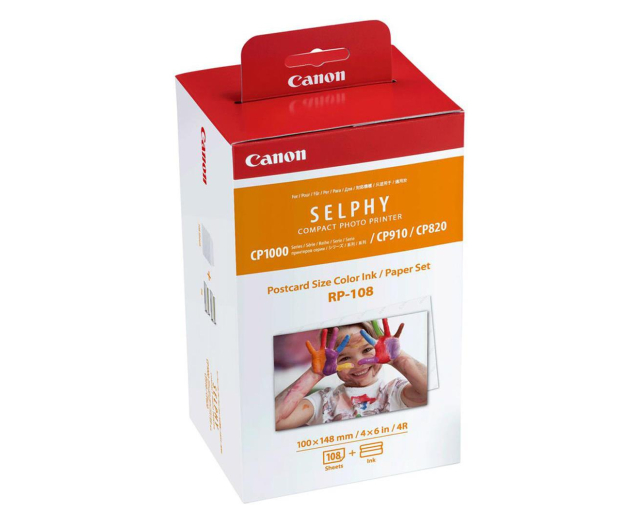 Canon SELPHY CP1500 czarna + papier RP-108 108 szt - 1220887 - zdjęcie 3